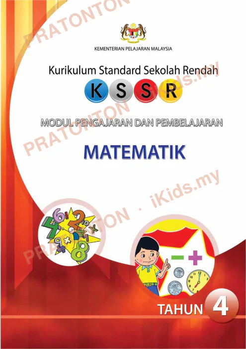 Pratonton muka 1 lembaran 219166566 Modul P P Matematik Tahun 4 KSSR — Matematik Tahun 4