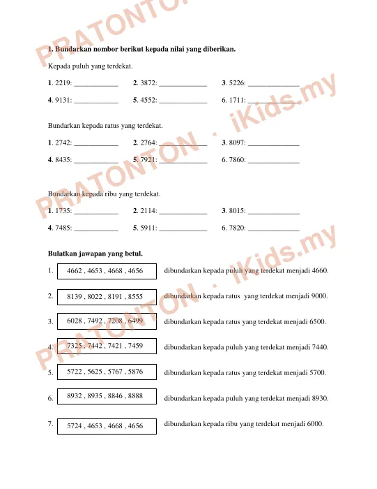 Pratonton muka 1 lembaran Modul Matematik 23 — Matematik Tahun 3