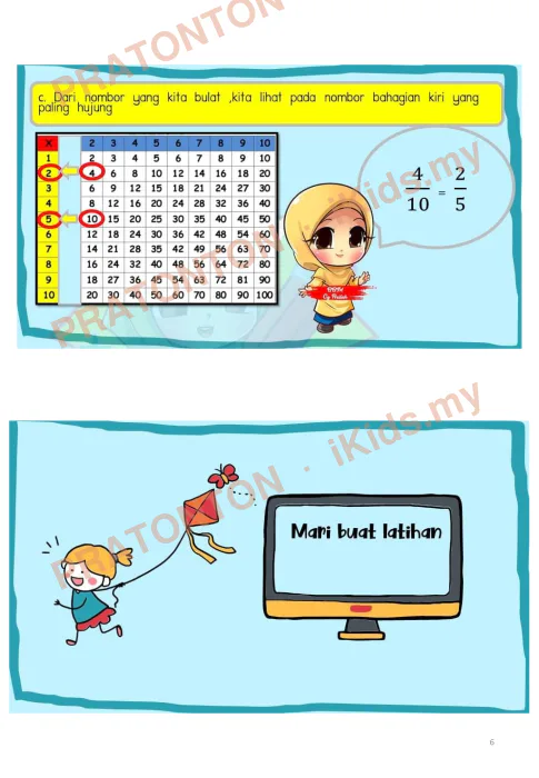 Pratonton muka 6 lembaran Lembaran Kerja Matematik (Operasi) 3 — Matematik Tahun 3