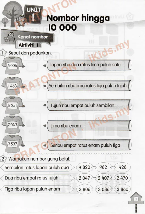 Pratonton muka 1 lembaran Modul Matematik 17 — Matematik Tahun 3