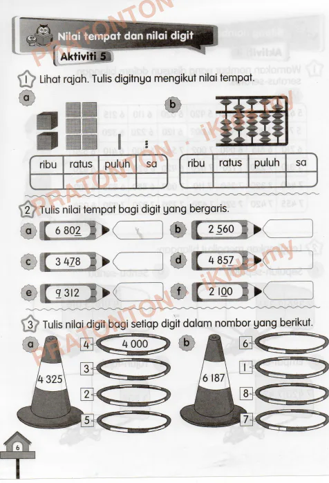 Pratonton muka 6 lembaran Modul Matematik 17 — Matematik Tahun 3