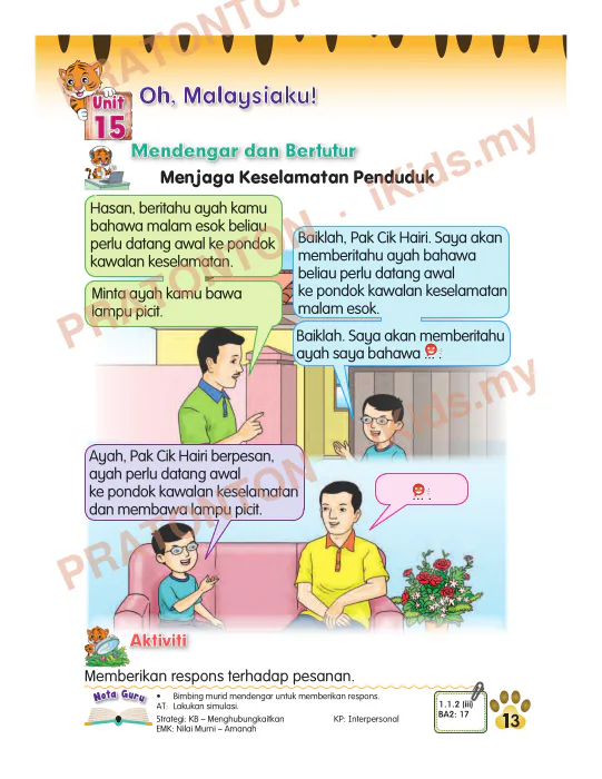 Pratonton muka 1 lembaran Kertas Soalan Bahasa Melayu 12 — Bahasa Melayu Tahun 2
