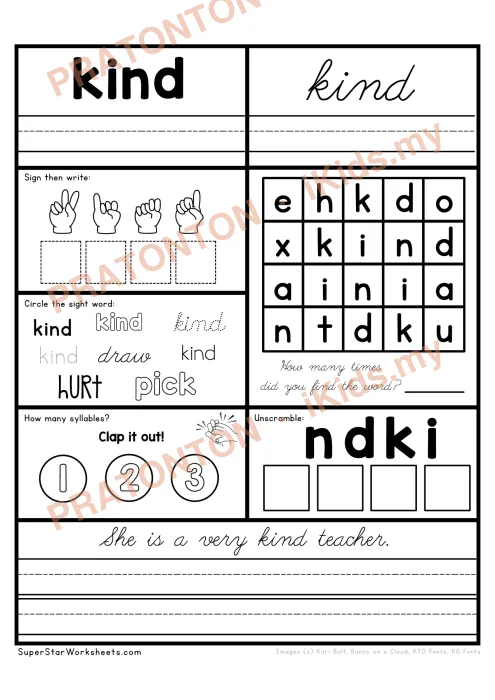 Pratonton muka 1 lembaran Latihan Bahasa Inggeris 45 — Bahasa Inggeris Tahun 3