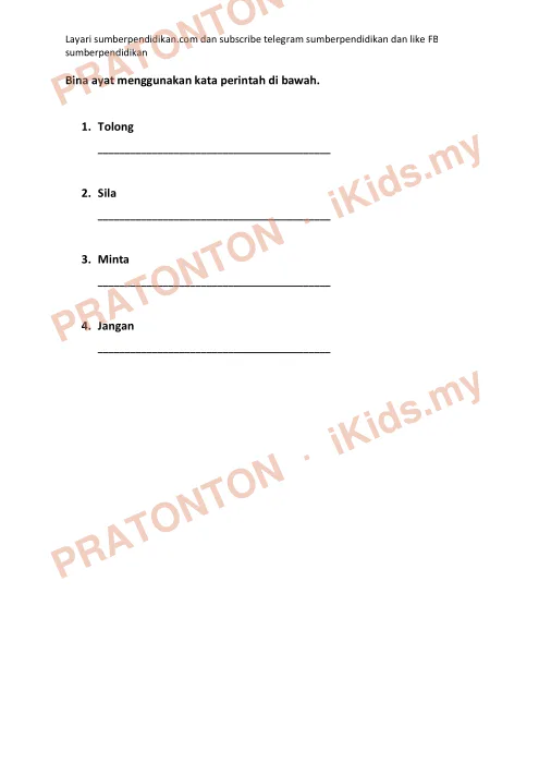 Pratonton muka 5 lembaran Modul Bahasa Melayu 2 — Bahasa Melayu Tahun 2