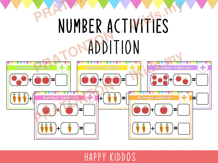 Pratonton muka 1 lembaran Addition — Matematik Tahun 1