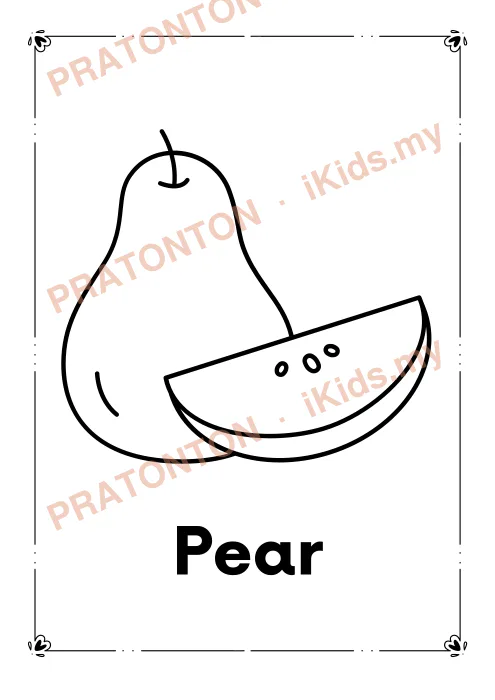 Pratonton muka 43 lembaran Alphabet Coloring Book 3 — Mewarna Anak Istimewa