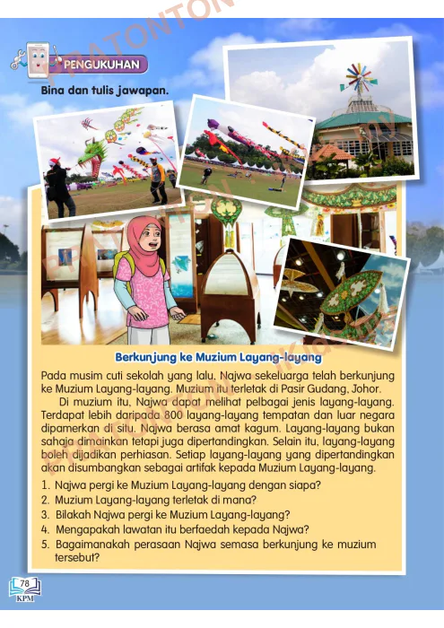 Pratonton muka 86 lembaran Bahan Bahasa Melayu — Bahasa Melayu Tahun 4