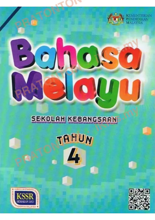 Pratonton muka 1 lembaran Bahan Bahasa Melayu — Bahasa Melayu Tahun 4