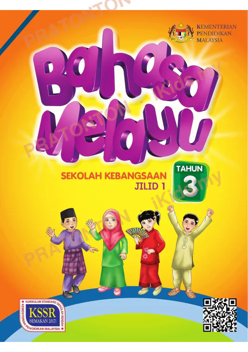 Pratonton muka 1 lembaran Bahan Bahasa Melayu — Bahasa Melayu Tahun 3