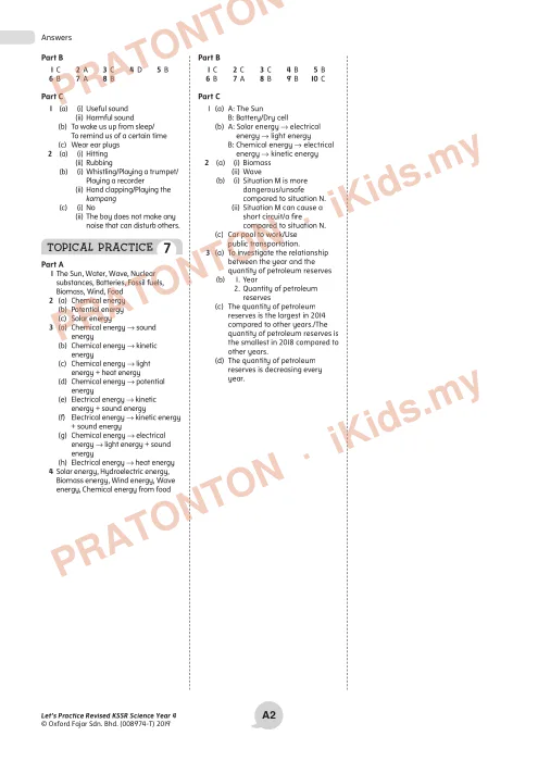 Pratonton muka 2 lembaran Bahan Sains — Sains Tahun 4