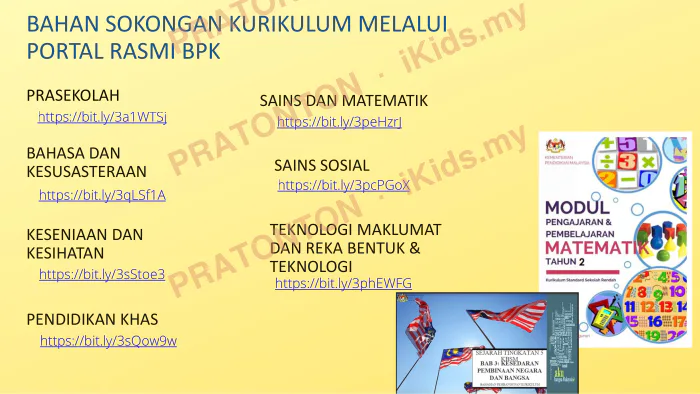 Pratonton muka 1 lembaran BAHAN SOKONGAN KURIKULUM MELALUI — Matematik Tahun 1