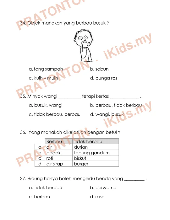 Pratonton muka 14 lembaran BANK SOALAN — Bahasa Inggeris Tahun 3