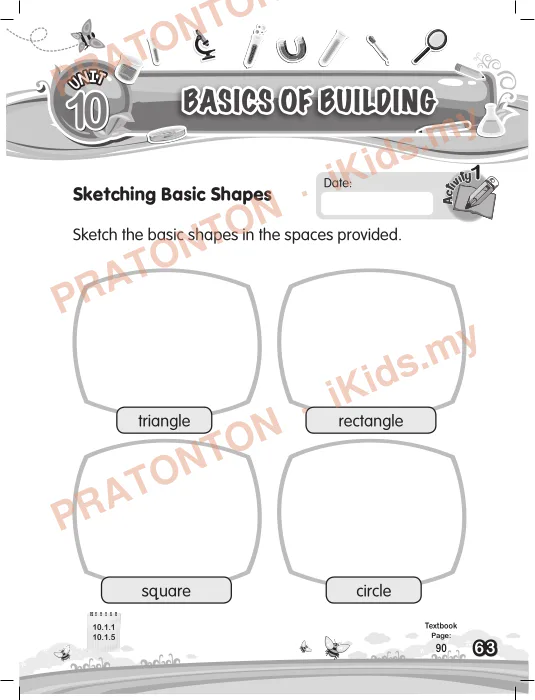 Pratonton muka 1 lembaran BASICS OF BUILDING — Sains Tahun 1