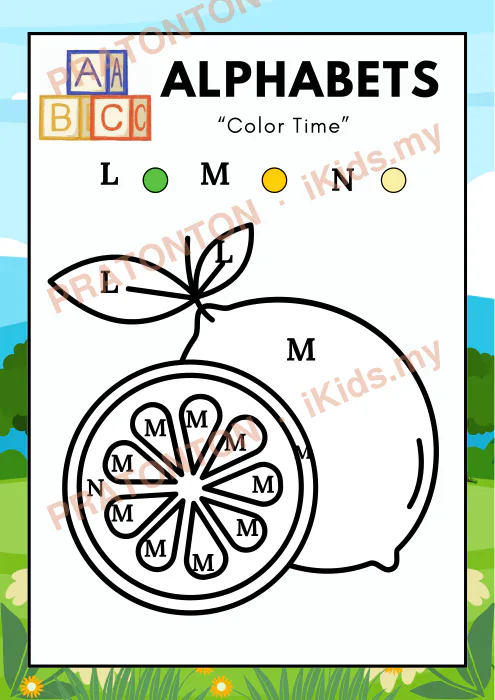 Pratonton muka 4 lembaran Buku Mewarna 2 — Mewarna Anak Istimewa