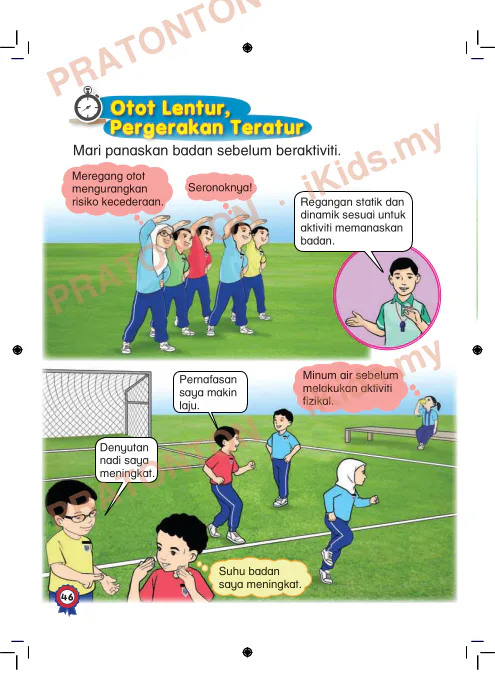 Pratonton muka 54 lembaran Buku Pendidikan Jasmani Dan Pendidikan Kesihatan — Pendidikan Kesihatan Tahun 1
