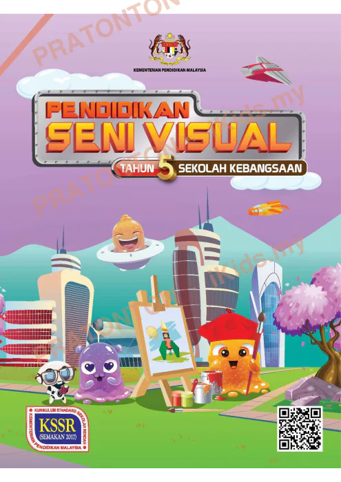 Pratonton muka 1 lembaran BUKU PENDIDIKAN SENI VISUAL TAHUN 5 (2017) — Pendidikan Kesenian Tahun 5