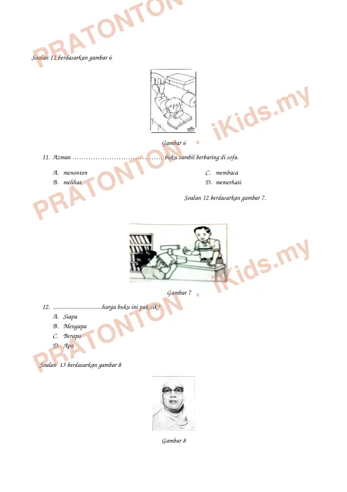 Pratonton muka 7 lembaran Buku Teks Bahasa Melayu — Bahasa Melayu Tahun 3