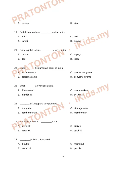 Pratonton muka 6 lembaran Buku Teks Bahasa Melayu — Bahasa Melayu Tahun 3