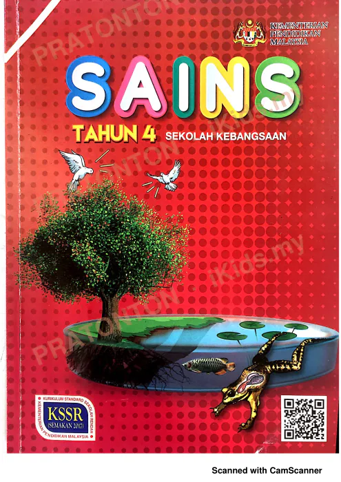 Pratonton muka 1 lembaran Buku Teks Sains 1 — Sains Tahun 4