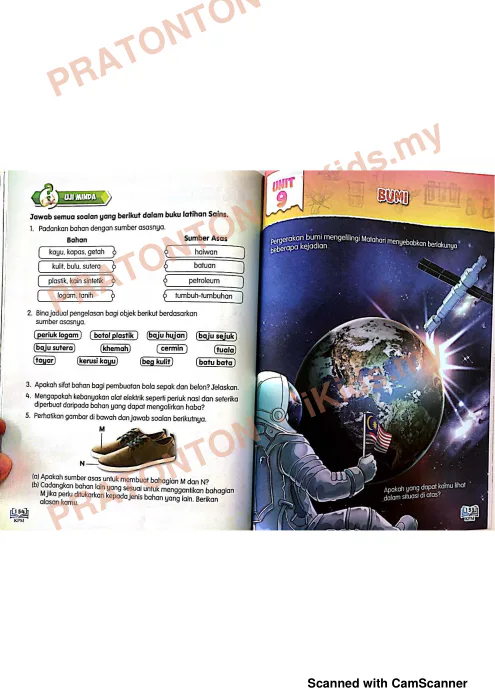 Pratonton muka 1 lembaran Buku Teks Sains 10 — Sains Tahun 4