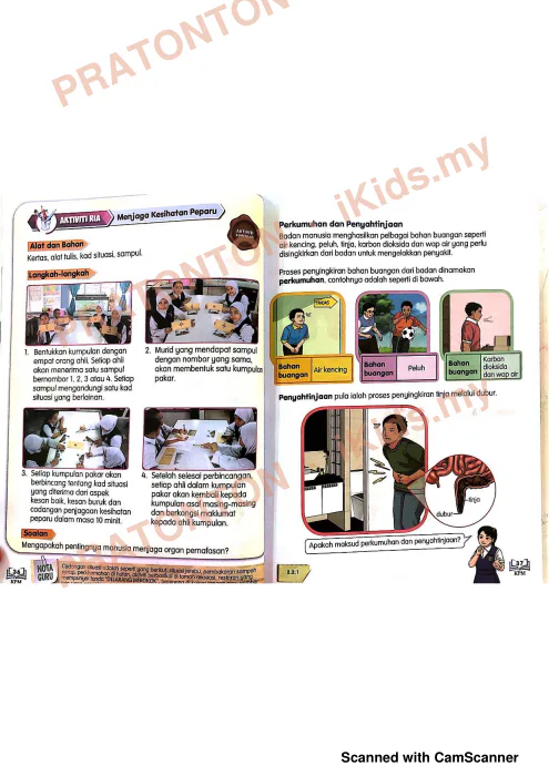 Pratonton muka 8 lembaran Buku Teks Sains 2 — Sains Tahun 4