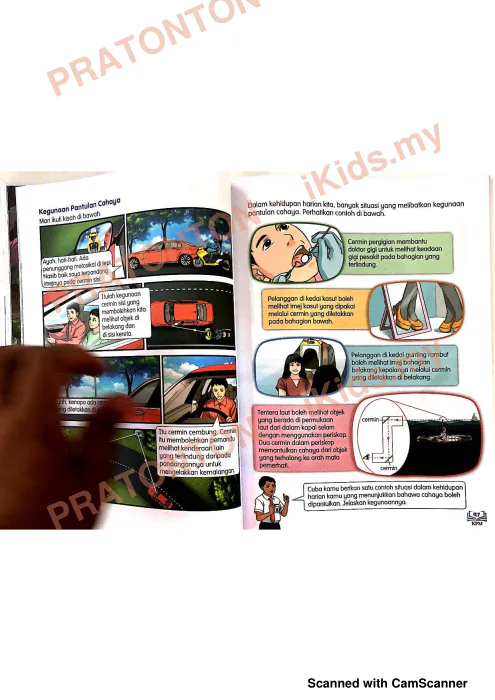 Pratonton muka 6 lembaran Buku Teks Sains 5 — Sains Tahun 4