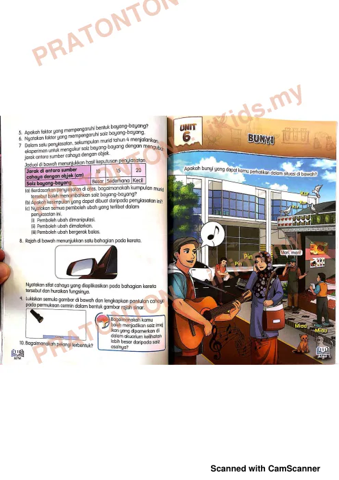 Pratonton muka 1 lembaran Buku Teks Sains 7 — Sains Tahun 4