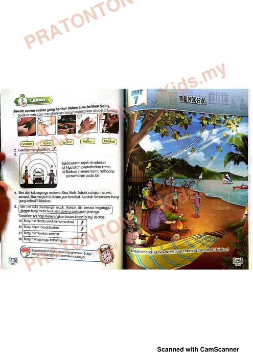 Pratonton muka 1 lembaran Buku Teks Sains 8 — Sains Tahun 4