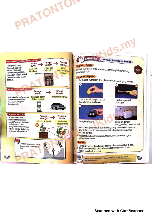 Pratonton muka 5 lembaran Buku Teks Sains 8 — Sains Tahun 4