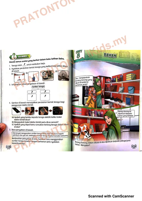 Pratonton muka 1 lembaran Buku Teks Sains 9 — Sains Tahun 4