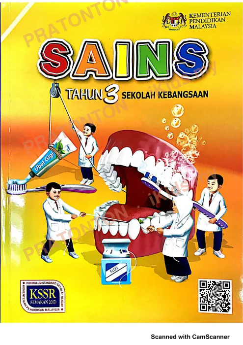 Pratonton muka 1 lembaran Buku Teks Sains — Sains Tahun 3