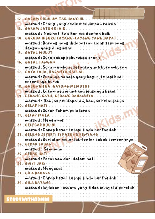 Pratonton muka 2 lembaran Lembaran Kerja Bahasa Inggeris 30 — Bahasa Inggeris Tahun 3