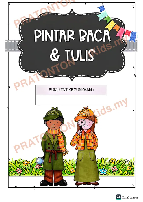 Pratonton muka 1 lembaran CamScanner — Bahasa Melayu Tahun 1