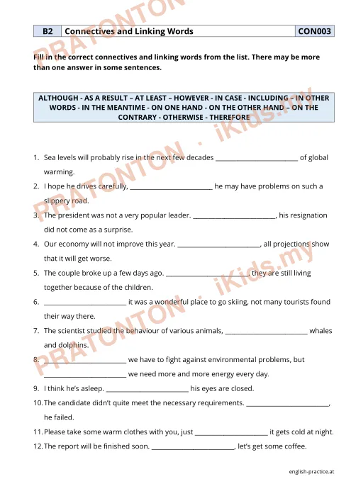 Pratonton muka 1 lembaran CON003 — Bahasa Inggeris Tahun 1