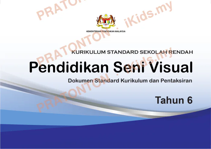 Pratonton muka 1 lembaran DSKP Pendidikan Seni Visual Tahun 6 — Pendidikan Kesenian Tahun 6