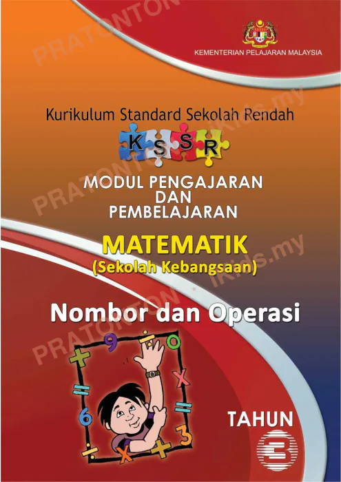 Pratonton muka 1 lembaran Modul Matematik 16 — Matematik Tahun 3