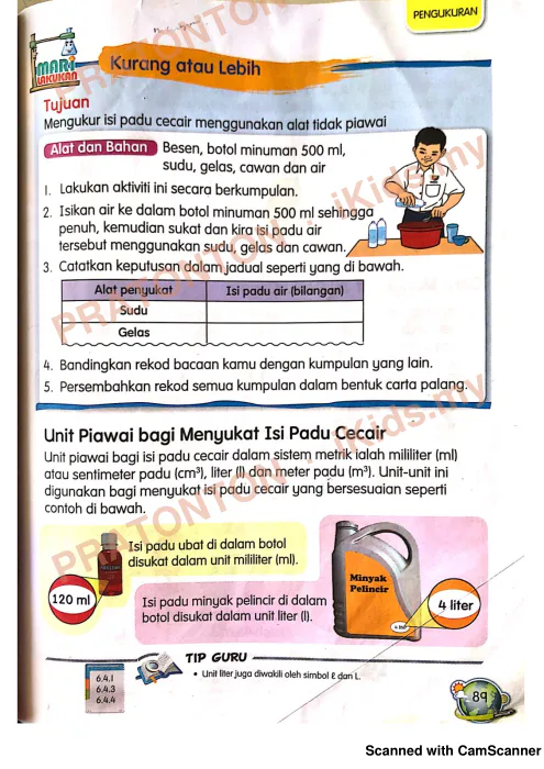 Pratonton muka 30 lembaran Eksperimen Sains — Sains Tahun 4
