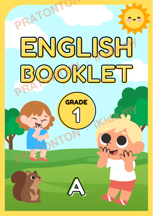 Pratonton muka 1 lembaran ENGLISH — Bahasa Inggeris Tahun 1