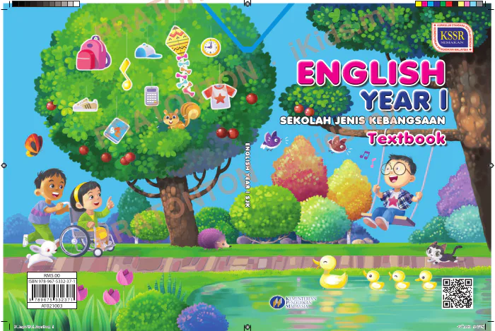 Pratonton muka 1 lembaran ENGLISH — Bahasa Inggeris Tahun 1