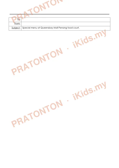 Pratonton muka 6 lembaran English Final Year Test 8 — Bahasa Inggeris Tahun 4
