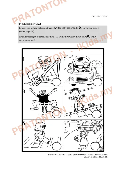 Pratonton muka 7 lembaran English Module 3 — Bahasa Inggeris Tahun 4