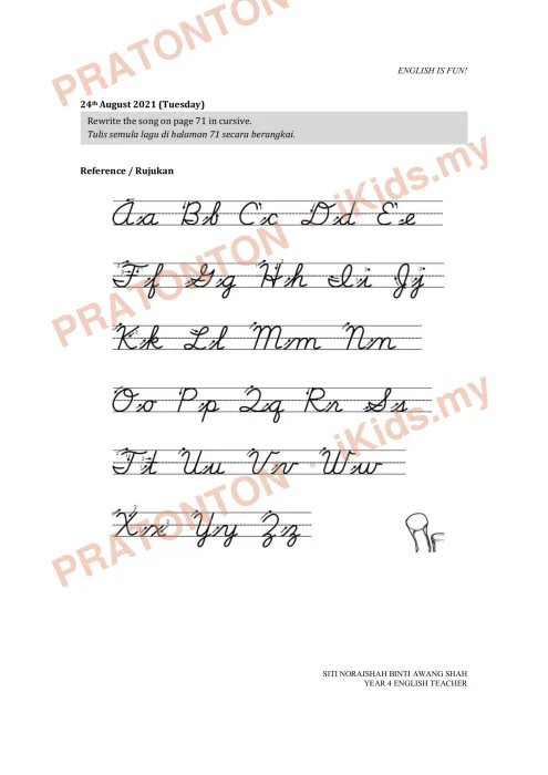 Pratonton muka 4 lembaran English Module 9 — Bahasa Inggeris Tahun 4