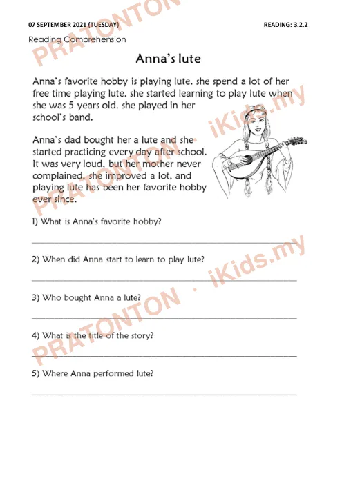 Pratonton muka 4 lembaran English Module — Bahasa Inggeris Tahun 4