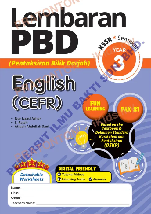 Pratonton muka 1 lembaran English Practice 2 — Bahasa Inggeris Tahun 3