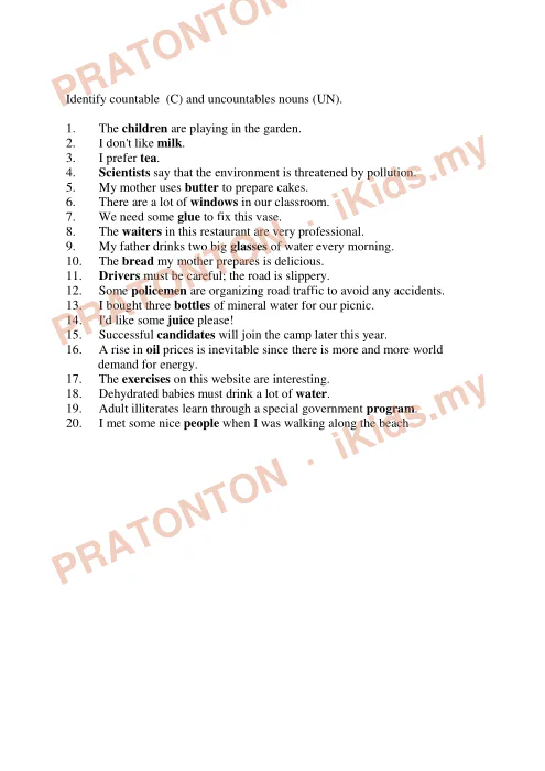 Pratonton muka 1 lembaran English Practice 9 — Bahasa Inggeris Tahun 4