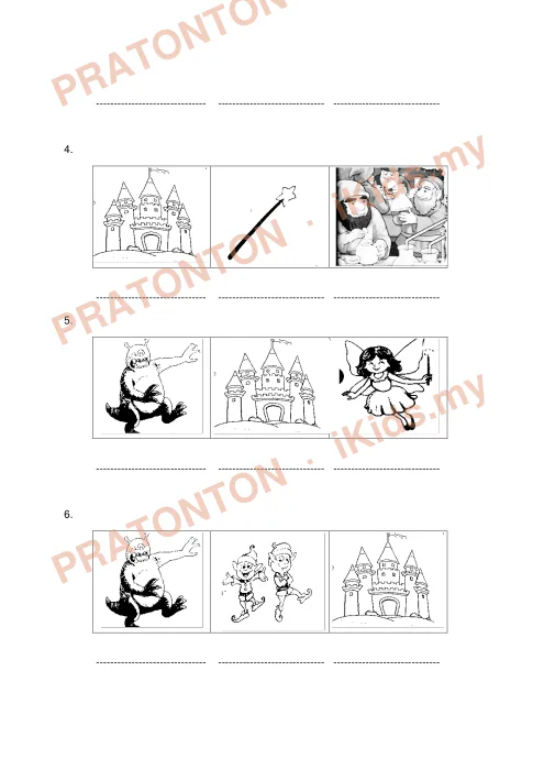 Pratonton muka 2 lembaran English Practice 7 — Bahasa Inggeris Tahun 4
