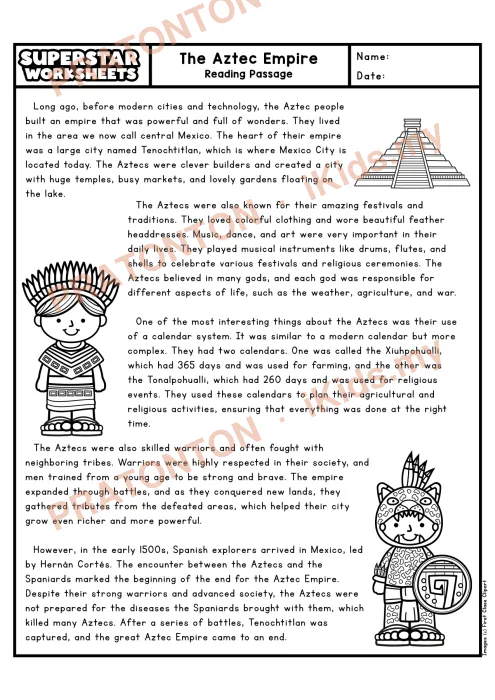 Pratonton muka 1 lembaran English Reading Comprehension 12 — Bahasa Inggeris Tahun 4