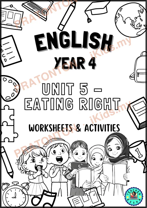 Pratonton muka 1 lembaran English Worksheet 3 — Bahasa Inggeris Tahun 4