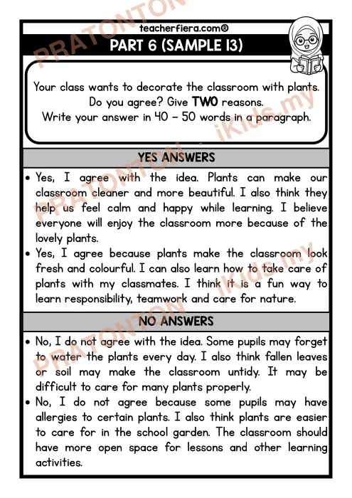 Pratonton muka 14 lembaran English Writing Ideas 1 — Bahasa Inggeris Tahun 4