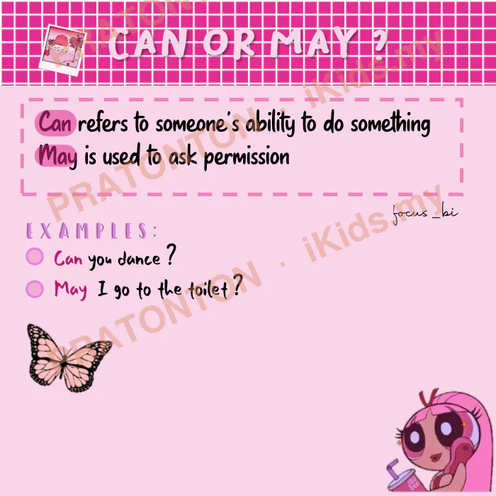 Pratonton muka 1 lembaran EXAMPLES: — Bahasa Inggeris Tahun 1